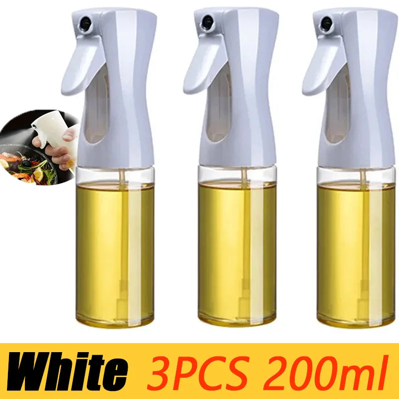 Woobrice Oil Spray Bottle 200/300/500ml - Eco-Friendly Cooking Sprayer for BBQ Baking Kitchen