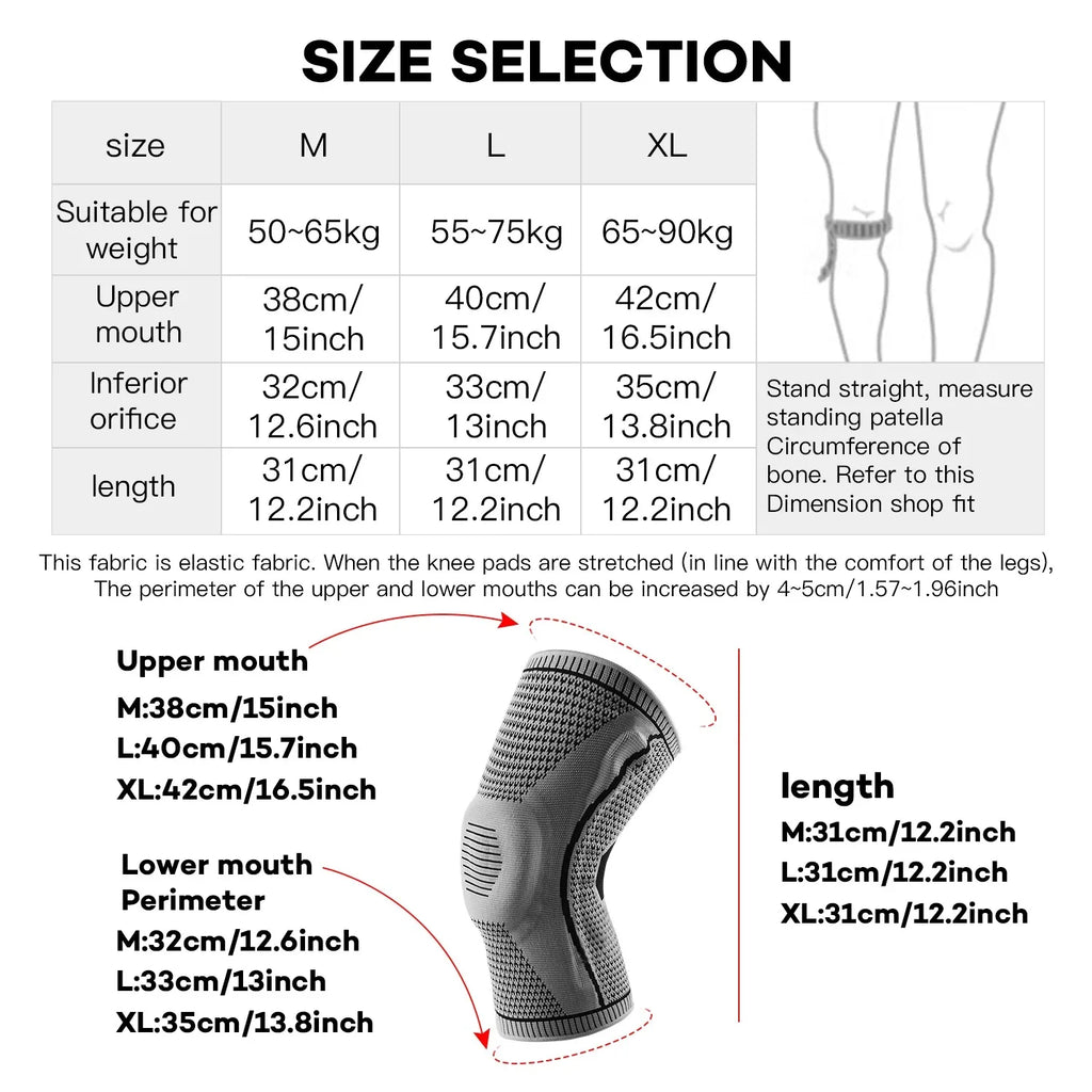Silicone Knee Support Strap