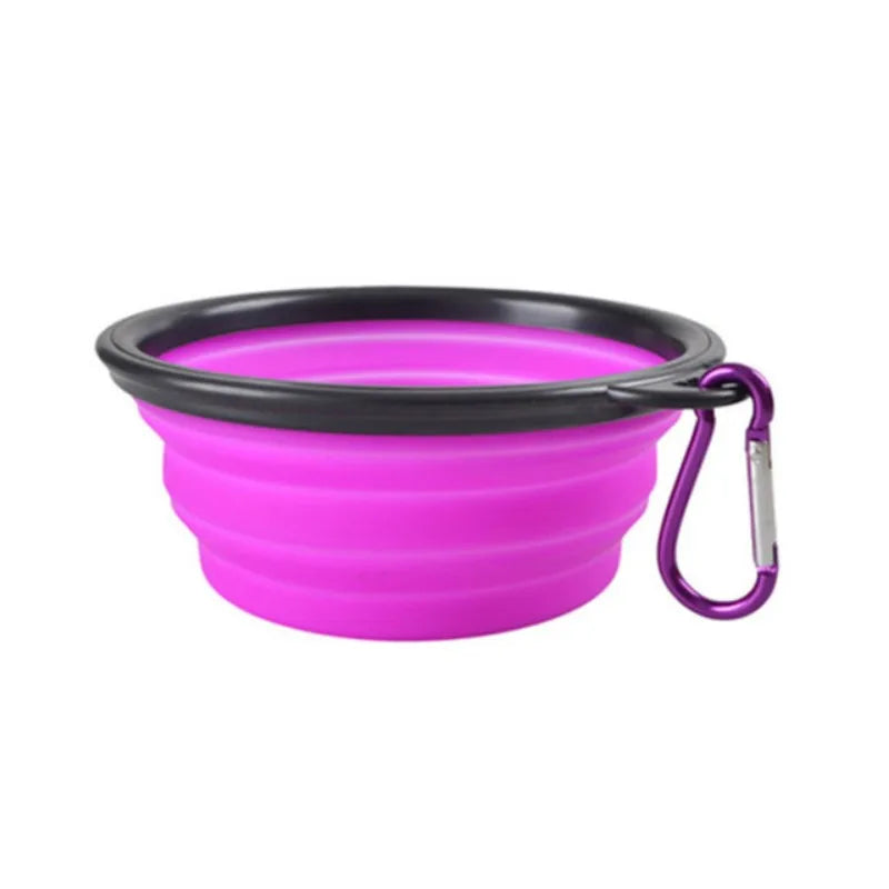 Collapsible Silicone Dog Bowl Outdoor