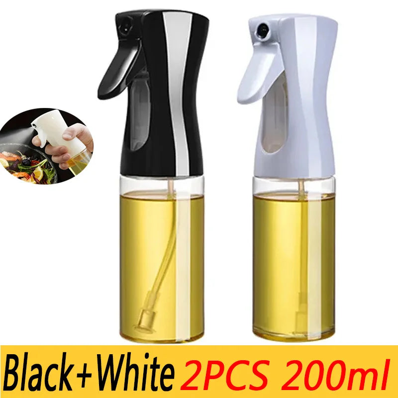 Woobrice Oil Spray Bottle 200/300/500ml - Eco-Friendly Cooking Sprayer for BBQ Baking Kitchen
