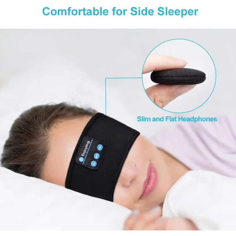 Bluetooth Headphones Soft Elastic Eye Mask