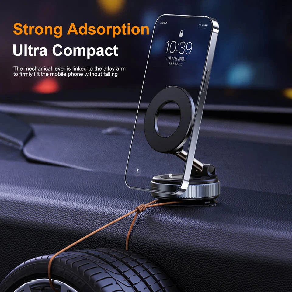 360° Rotation Car Dashboard Holder Magnetic Suction Cup Holder