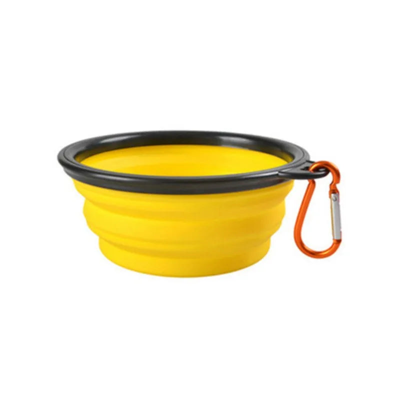 Collapsible Silicone Dog Bowl Outdoor