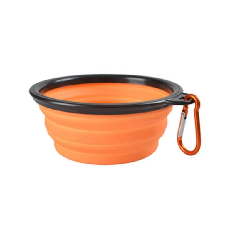 Collapsible Silicone Dog Bowl Outdoor