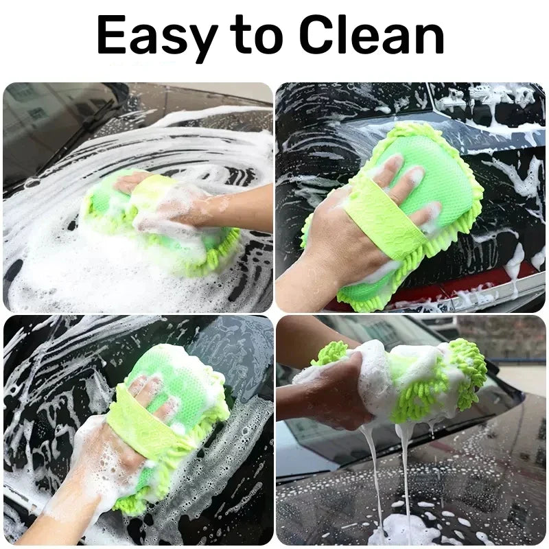 The AutoGleam 9-in-1 Car Wash & Detailing Kit | Microfiber Towels, Mitt & Sponges