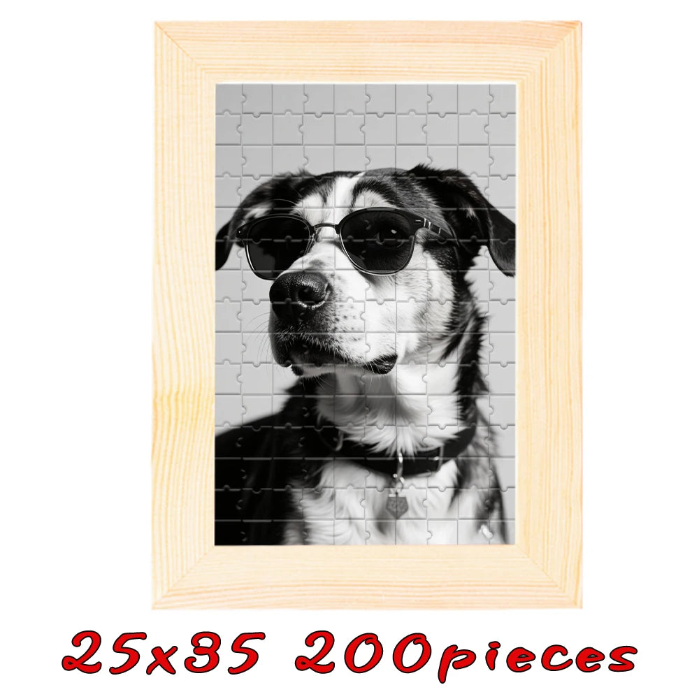 MemoryFrame™ Wooden Puzzle 🧩💖 Build the Moments You Love