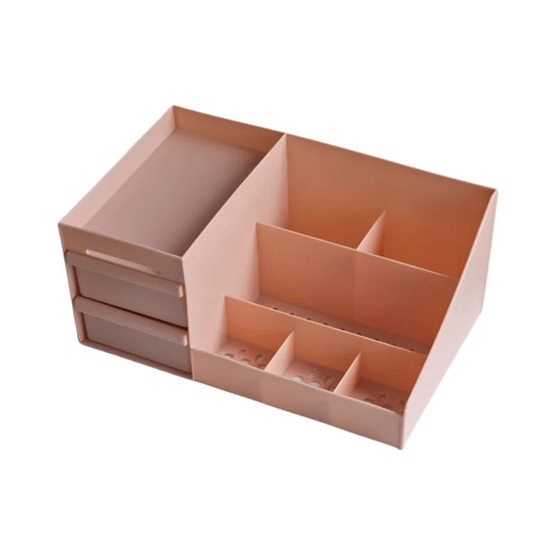 White Drawer Makeup Storage Box