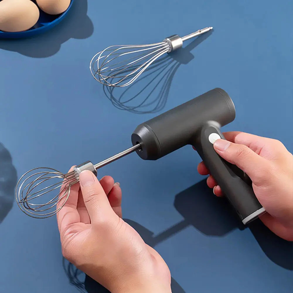 WhipLite Cordless Hand Mixer | 3-Speed USB Rechargeable Whisk