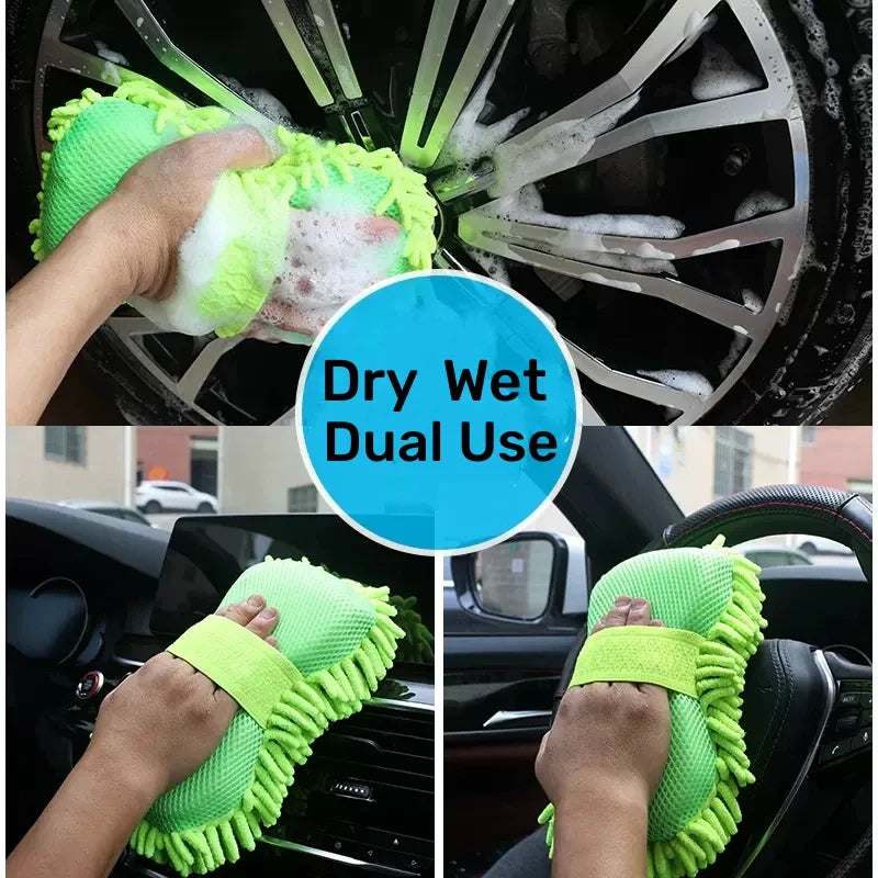 The AutoGleam 9-in-1 Car Wash & Detailing Kit | Microfiber Towels, Mitt & Sponges
