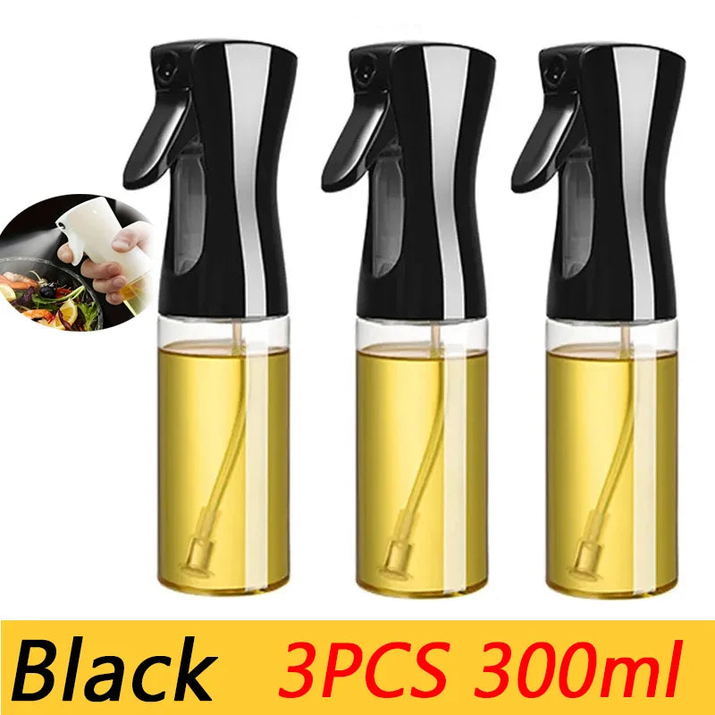 Woobrice Oil Spray Bottle 200/300/500ml - Eco-Friendly Cooking Sprayer for BBQ Baking Kitchen