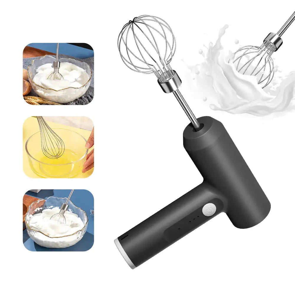 WhipLite Cordless Hand Mixer | 3-Speed USB Rechargeable Whisk