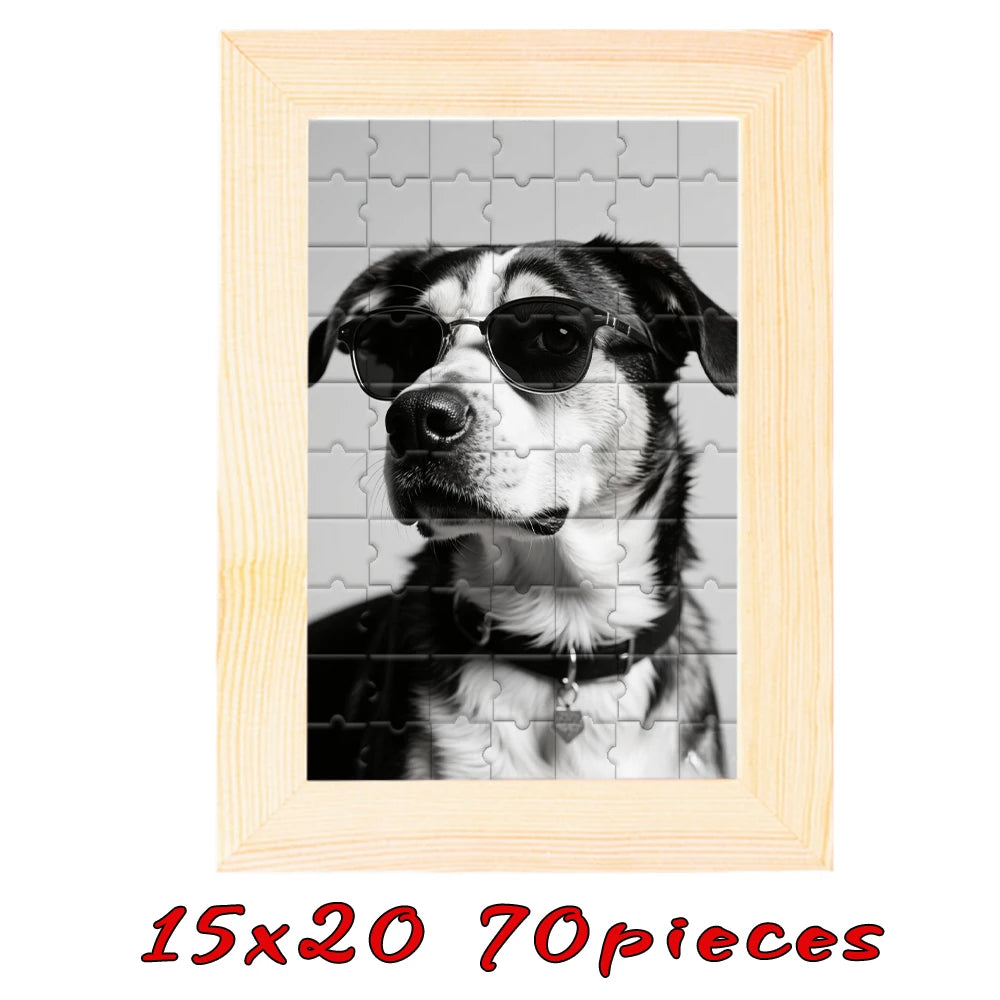 MemoryFrame™ Wooden Puzzle 🧩💖 Build the Moments You Love