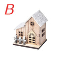 Christmas LED Light Wooden House