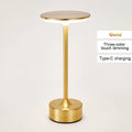 Touch Sensor LED Table Lamp USB Rechargeable Portable Night Light for Bedroom Bar