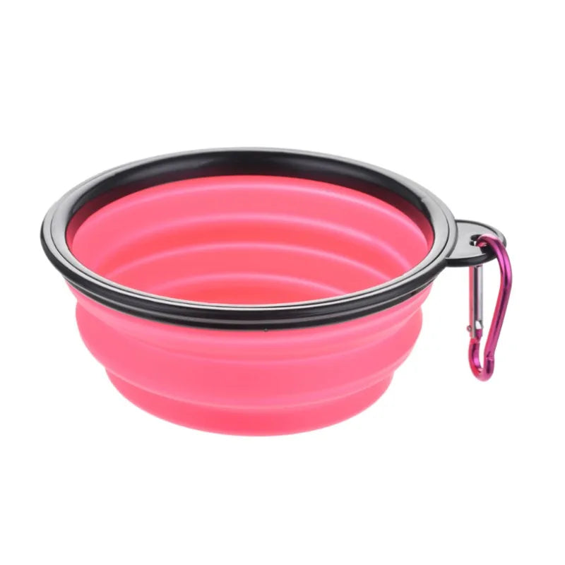 Collapsible Silicone Dog Bowl Outdoor