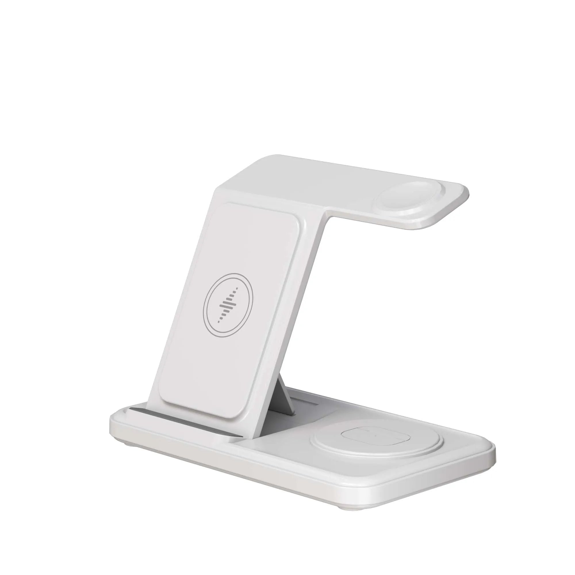 3 In 1 LED Fast Wireless Charger Stand Foldable Charging Station
