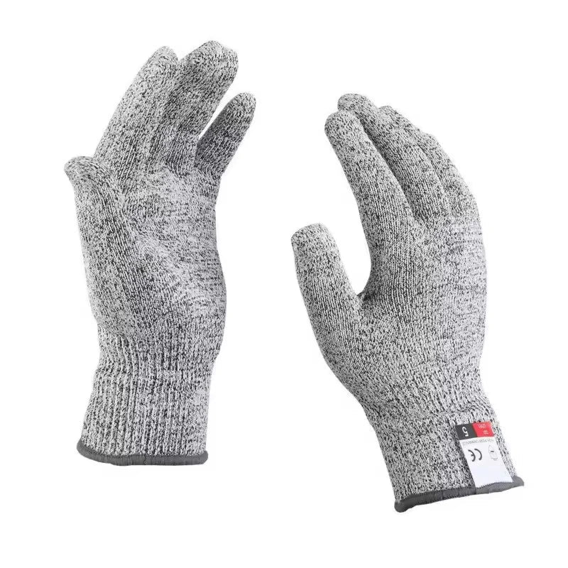 5 Level Safety Anti Cut Work Gloves - Wear Resistant, Anti Thorn for Kitchen, Gardening, Glass Handling