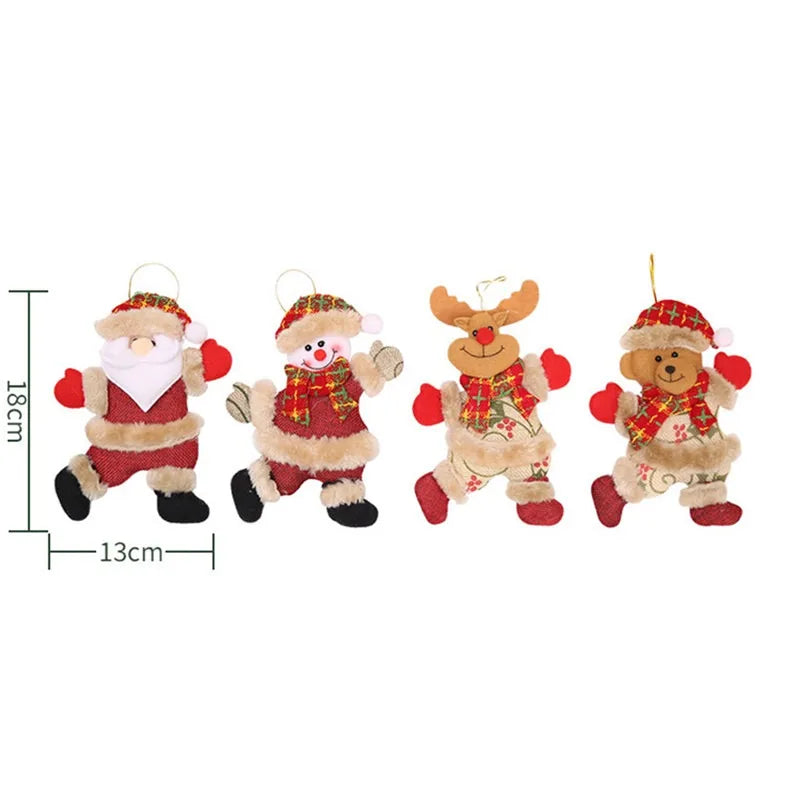 Dancing Santa Christmas Tree Ornaments for Kids