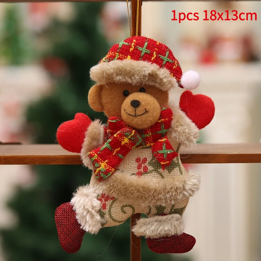 Dancing Santa Christmas Tree Ornaments for Kids