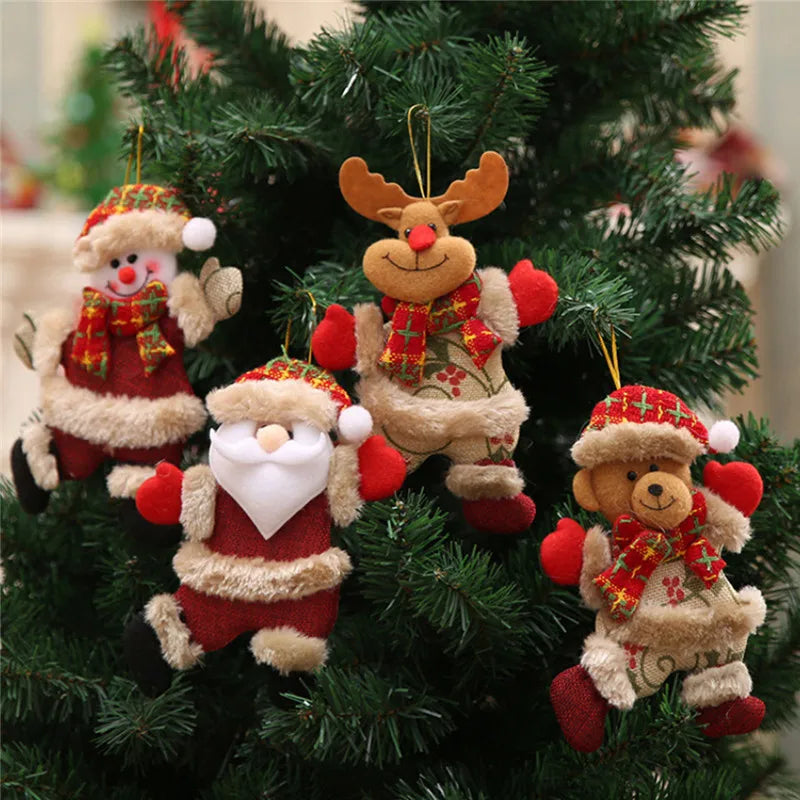 Dancing Santa Christmas Tree Ornaments for Kids